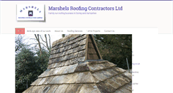 Desktop Screenshot of marshels-roofing.co.uk