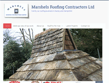 Tablet Screenshot of marshels-roofing.co.uk